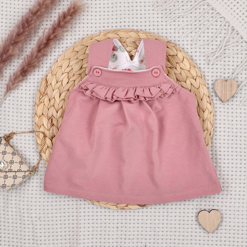 Vestido bebé Nini Little Mouse 95% algodón orgánico fabricado en Polonia