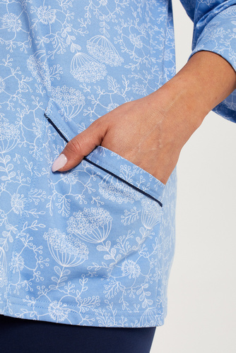 Jomala Pijama de mujer manga 3/4, pantalón 3/4 Moda Italiana