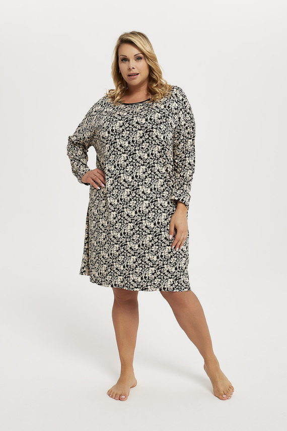 Camisón de manga larga Guyana Mujer Moda Italiana - estampado