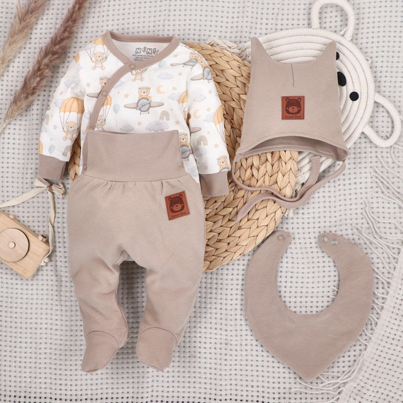 ABK-0044 Conjunto para bebé Sky Journey de algodón orgánico Nini