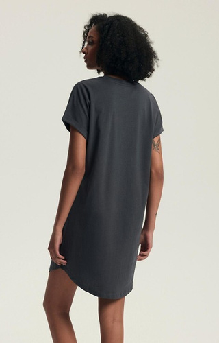 43687 Danna Camisa mujer Henderson gris - algodón, manga corta, estampado