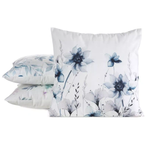 Funda cojín 45x45 Mink 37 Eurofirany terciopelo flores