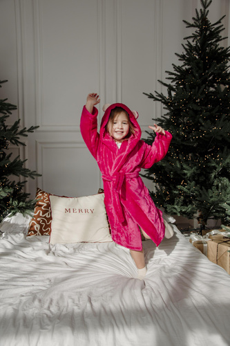 730 Albornoz infantil Serena Forex - frambuesa