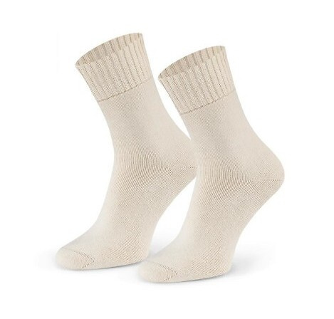 arte.199 Steven natural - calcetines de rizo para hombre 100% algodón, sin prensar