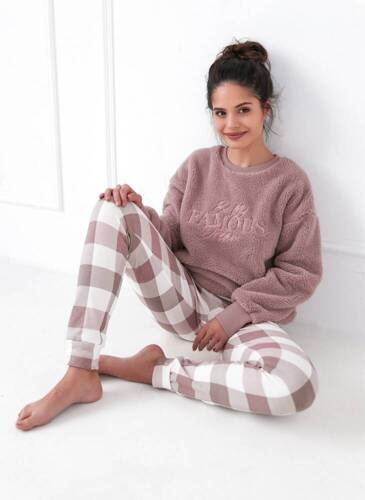 Kaycee Pijama de mujer Sensis Interlock - rosa empolvado