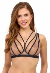 2505 Sujetador Lupoline soft bralette negro beige