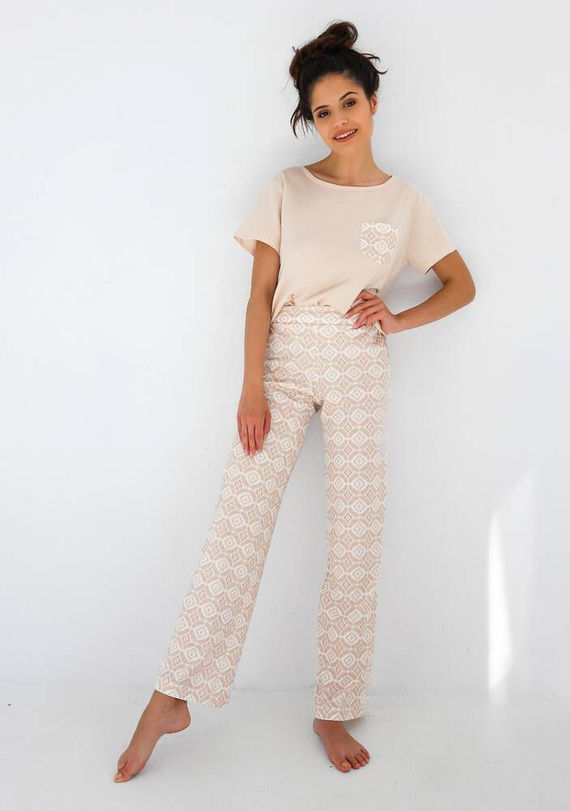 Pijama de mujer Genesis Sensis - beige claro