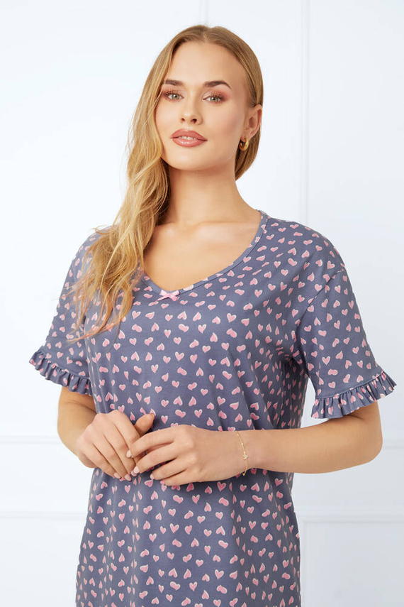 Lotte camisa de manga corta de las señoras Moda italiana - impresión