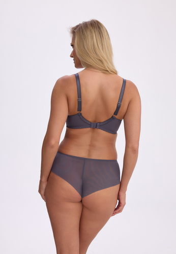 Gaia 1380 Renata sujetador soft S16 con aros grafito bordado