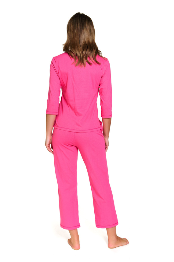 Doctor Nap pijama de las mujeres 7356 - conjunto de algodón con ¾ pierna - peonía