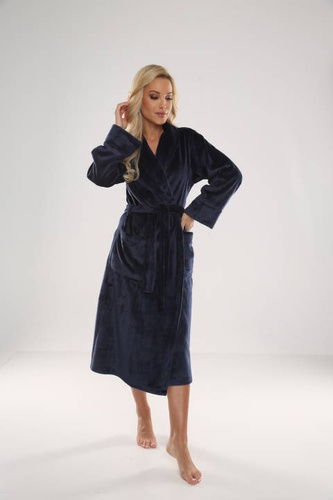 628 Albornoz de mujer Abigail Long Forex - azul marino