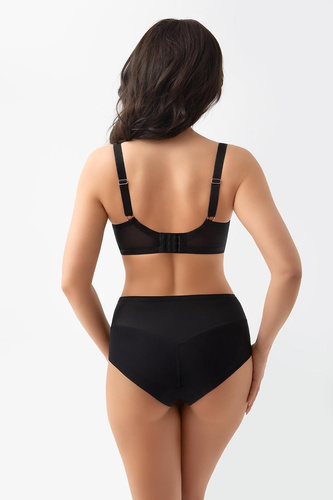 Gorsenia F021 Dotti Braguitas de mujer negras de encaje con tul