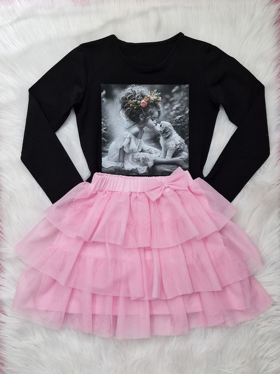 Kiss Blusa infantil Bambarillo negro- jersey | Comodidad y estilo