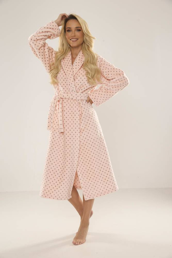 548 Albornoz largo de mujer Melanie Forex - Salmón