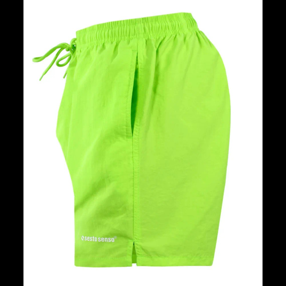 Sesto Senso bañador hombre shorts de playa secado rápido con bolsillos lime