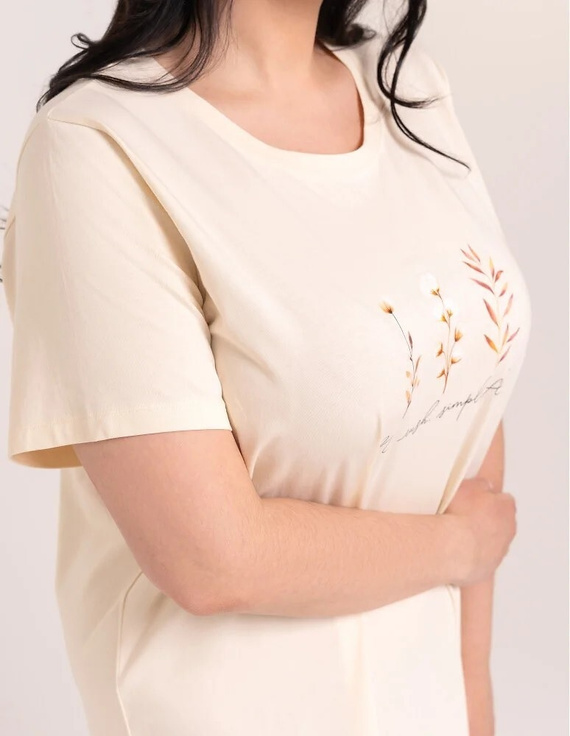 Camisón mujer Moraj PDK2700-009 algodón cuello V cómodo verano