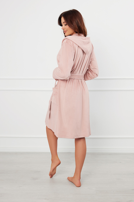 Albornoz Akara Ladies Italian Fashion - rosa empolvado