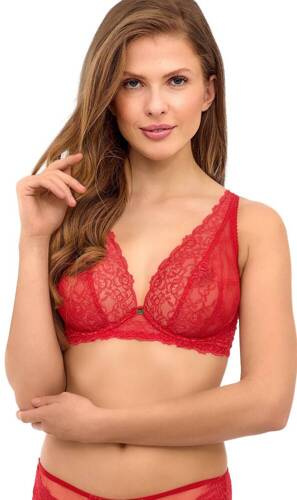 2523 Sujetador bralette suave Lupoline rojo