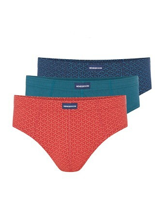 1446 K682 Henderson calzoncillos hombre algodón verde-verde, 3 unidades por caja