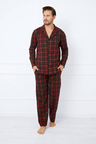 Nicolas Pijama hombre manga larga, pantalón largo Moda Italiana - estampado