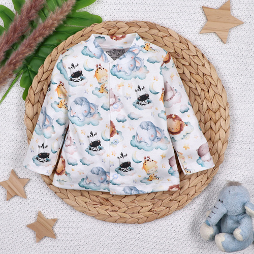 ABN-5610 Caftán para bebé de algodón orgánico Nini's Little Dreamers - botones automáticos sin níquel, seguros y cómodos para el bebé