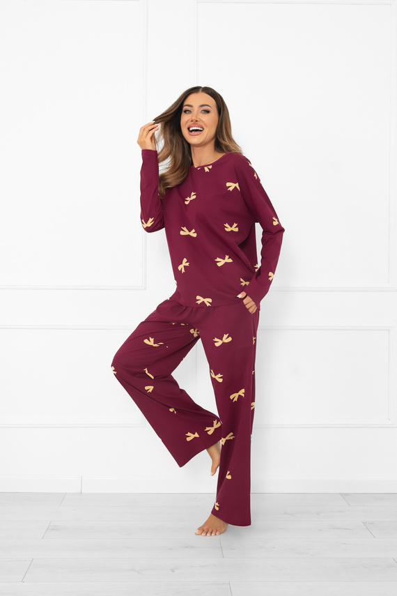 Kwadro Pijama de mujer Moda Italiana - algodón, manga larga y pantalón