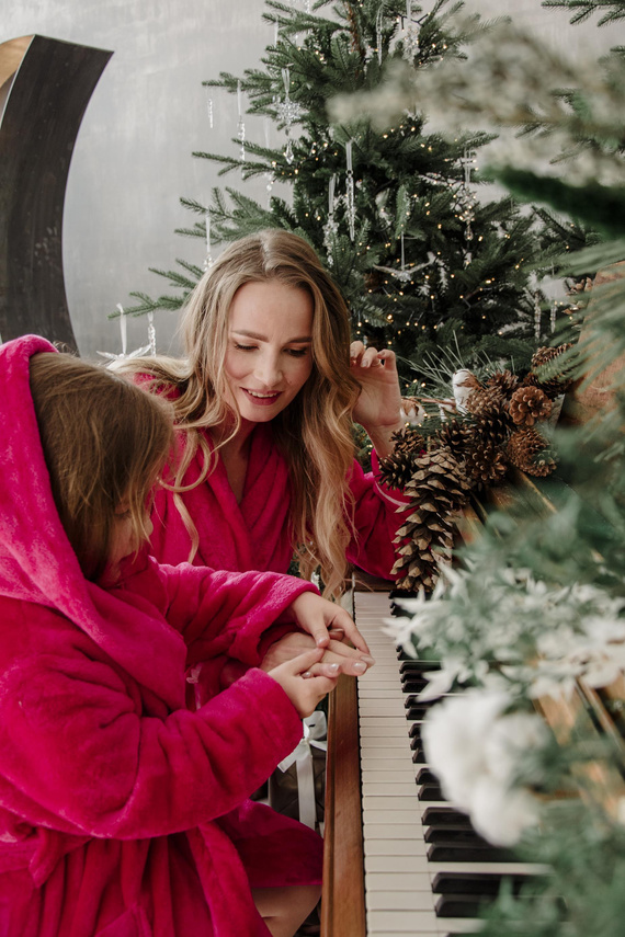 730 Albornoz infantil Serena Forex - frambuesa