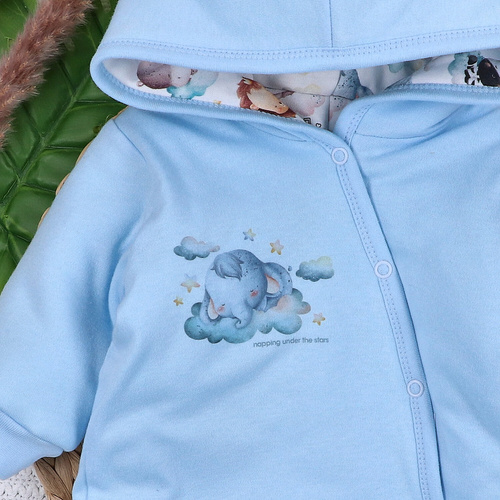 ABN-5617 Mono para bebé Little Dreamers Nini de algodón orgánico - cálido, ecológico y seguro