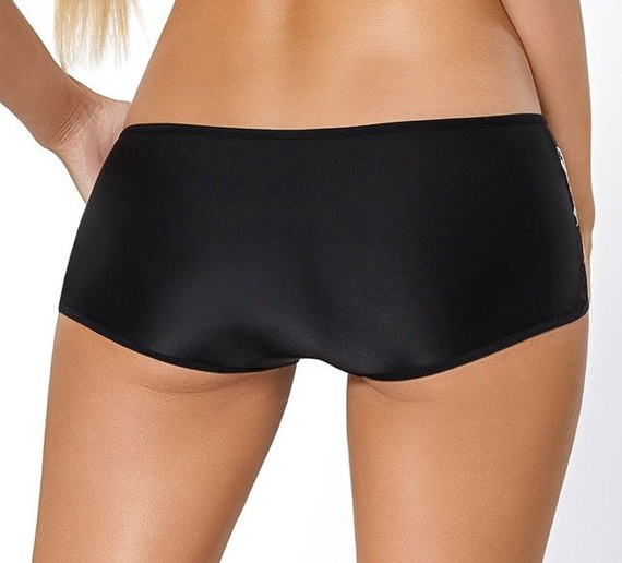 Miriam Panty Boxers calzoncillos mujer PariPari - blanco/negro