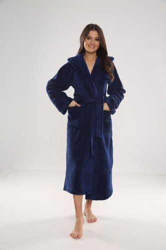807 Luna II Bata larga de mujer Forex - Azul marino