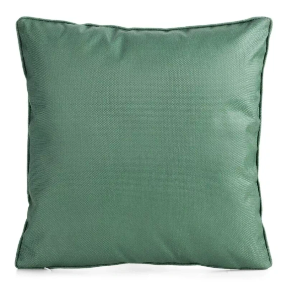 CHP346 Funda de cojín navideña Eurofirany 45x45 de terciopelo con estampado y ribete