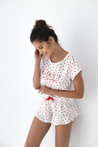 Pijama de mujer Justine Sensis - crema