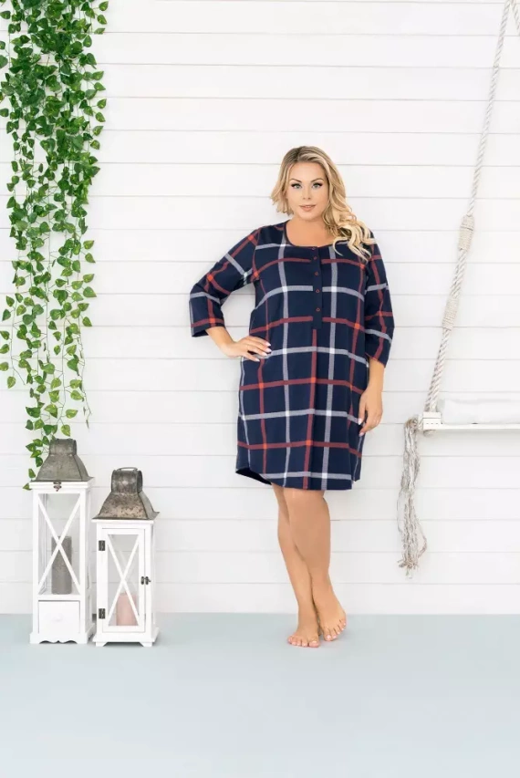 Izera camisa de lactancia para mujer manga 3/4 Moda Italiana - estampado