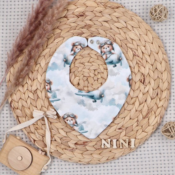 NINI ABK-0059/PIL conjunto de bebé 4 piezas Baby Bear Pilot
