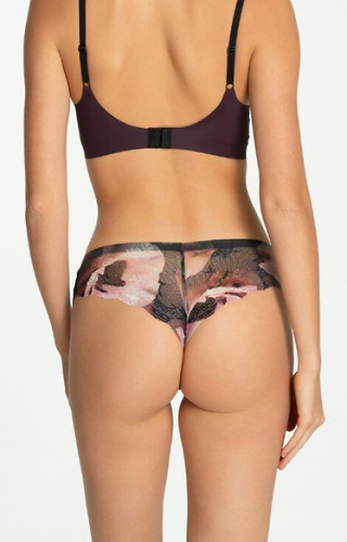 Julimex Velvet Bloom Tanga Brasil braguita de bikini con estampado floral