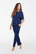 Conjunto corto de señora azul marino 