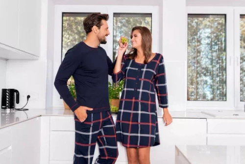 Izera camisa de lactancia para mujer manga 3/4 Moda Italiana - estampado