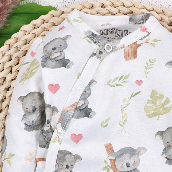 Body Nini Koala 100% algodón orgánico, fabricado en Polonia