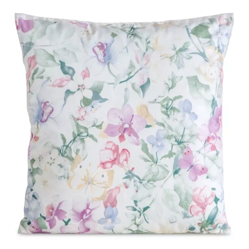 Funda cojín 45x45 Mink 29 Eurofirany terciopelo flores