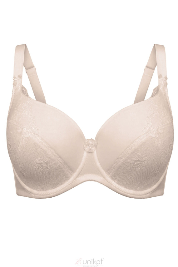 Sujetador Brenda Unikat Full Cup beige cómodo y con buen soporte