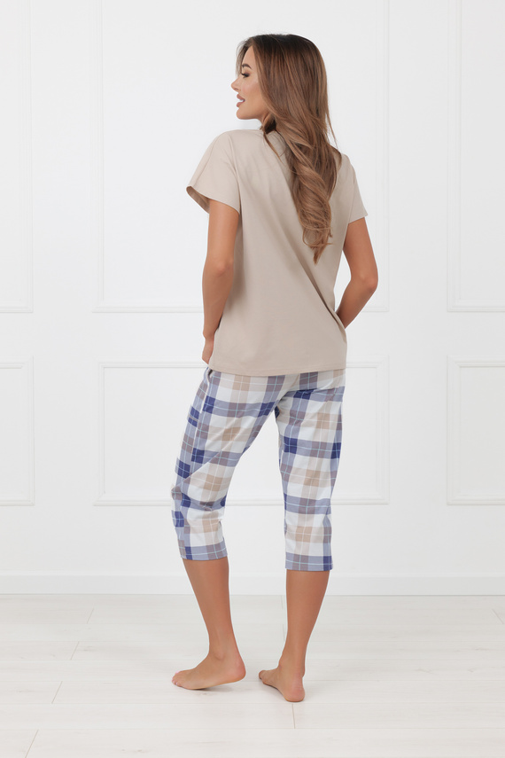 Pijama mujer Rima Italian Fashion 100% algodón manga corta 3/4
