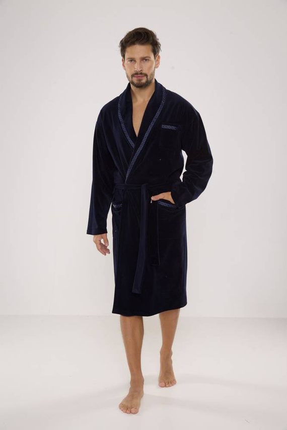 666 Bata de hombre Ronaldo De Lafense - azul marino