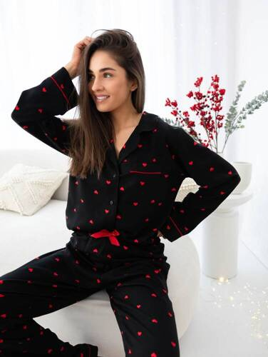 Rolling In Love Sensis pijama de mujer - negro