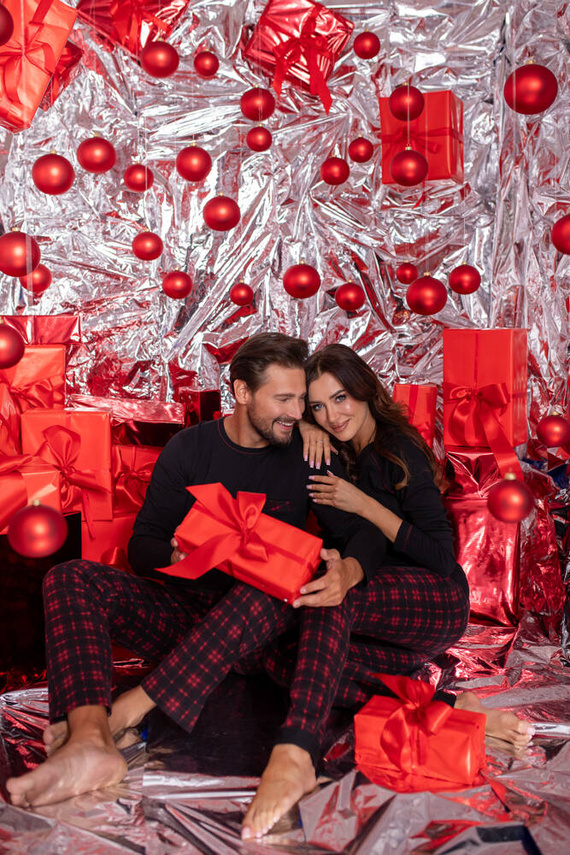 Pijama de hombre Zeman Italian Fashion - negro/estampado