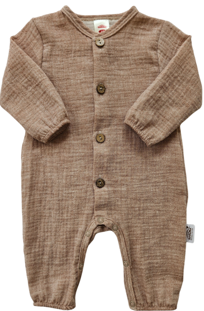 Pijama Just Muslin 02235BSL Makoma latte- ligero, transpirable, 100% algodón