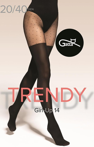 Medias Gatta Trendy Girl-up 14 imitación calcetines 20/40 den