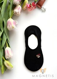 Magnetis YN-251132 – calcetines invisibles mujer viscosa con silicona