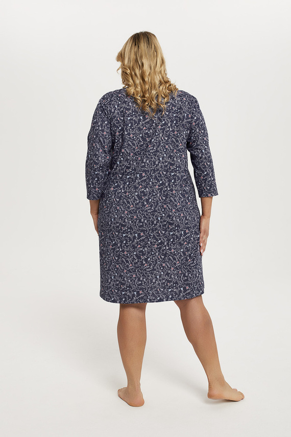 Sajna camisón manga 3/4 Moda Italiana - estampado