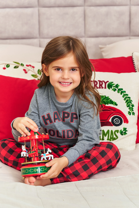 7345 Pijama para niños Gris Oscuro Doctor Nap - 100% algodón