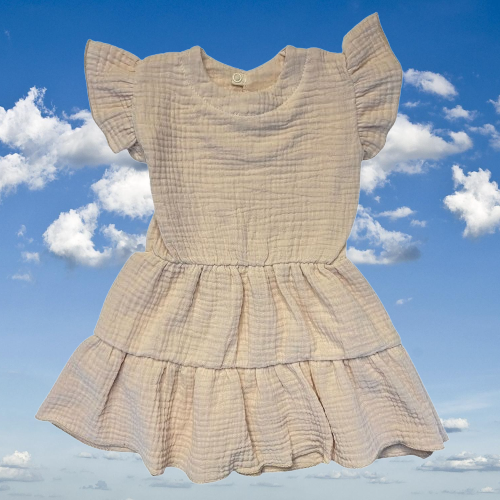 Vestido de muselina Mamatti SE50515 para niña – vestido ligero de algodón
